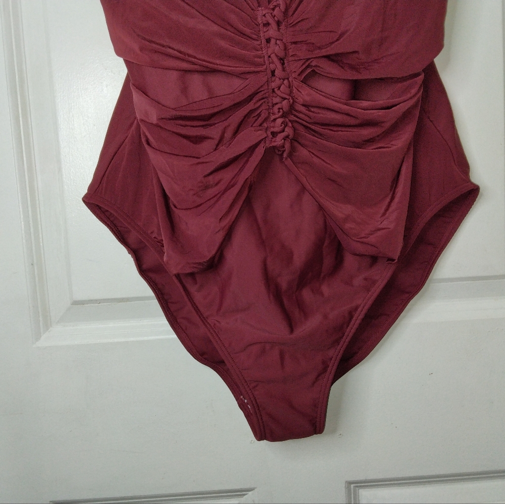 New Venus Slimming Bandeau One Piece Swimsuit Plus Size 16 - Picture 7 of 13